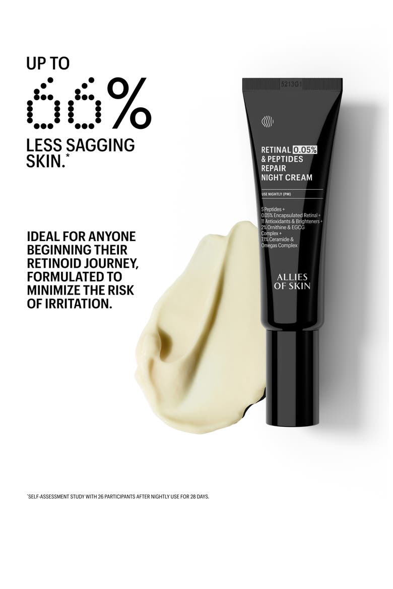 Retinal 0.05% Peptides & Antioxidants Advanced Firming Daily Treatment, Alternate, color, NO COLOR