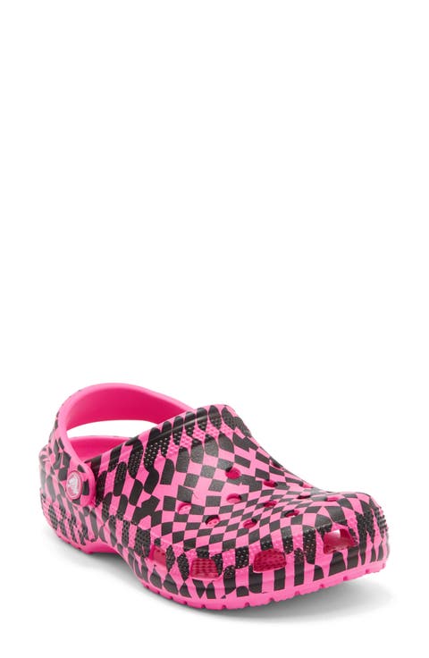 Classic Warped Checker Clog