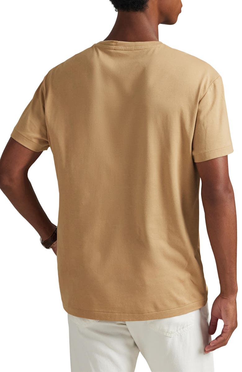 Polo Ralph Lauren Classic Fit Embroidered Logo Jersey T-Shirt, Alternate, color, Classic Camel