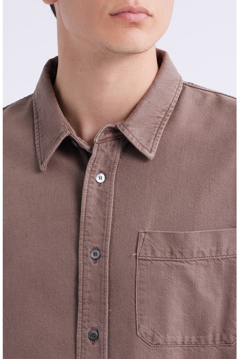 Modern Button-Up Shirt, Alternate, color, MAUVE