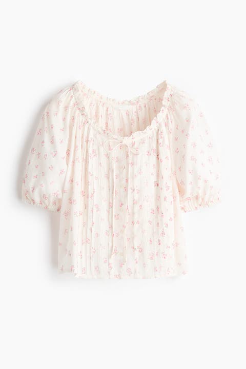 Pintucked Blouse