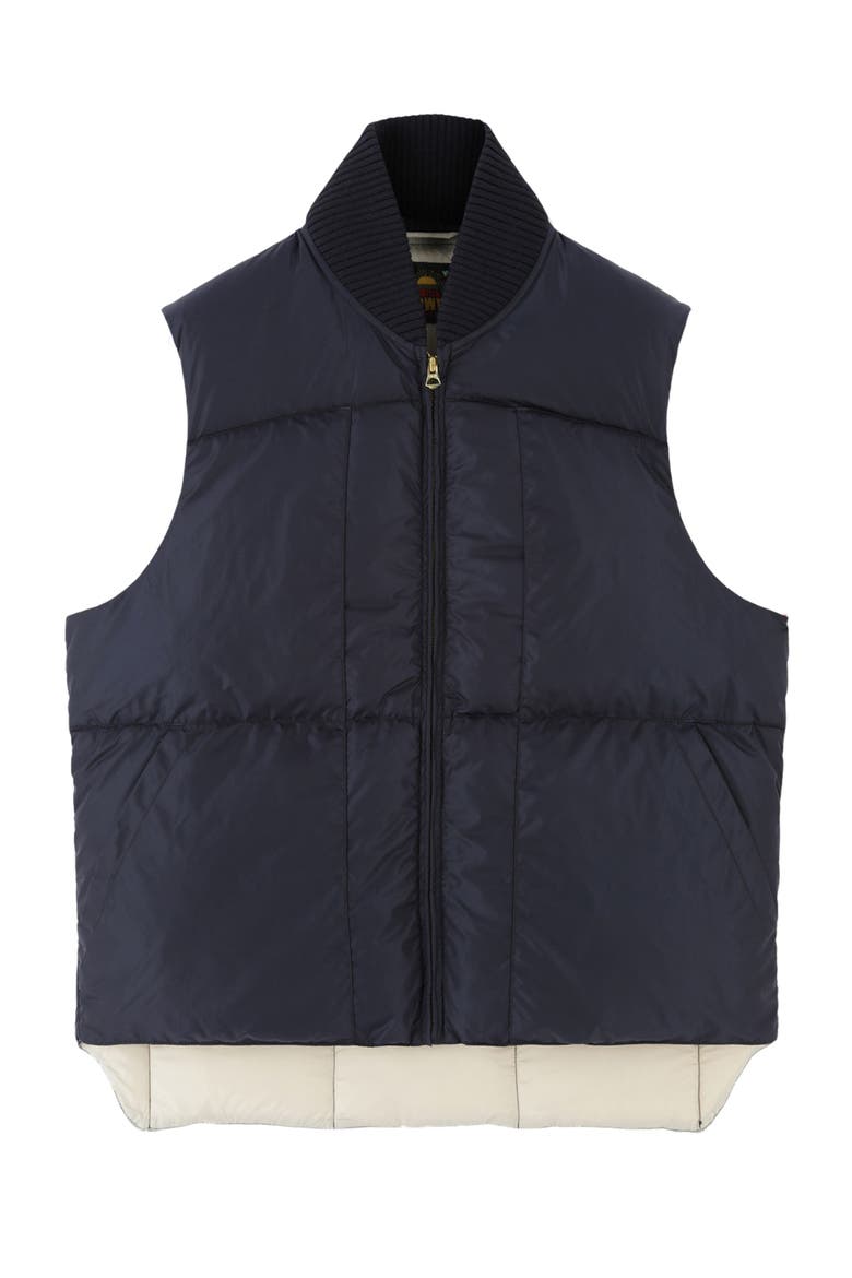 Yellow Down Vest, Main, color, Blue