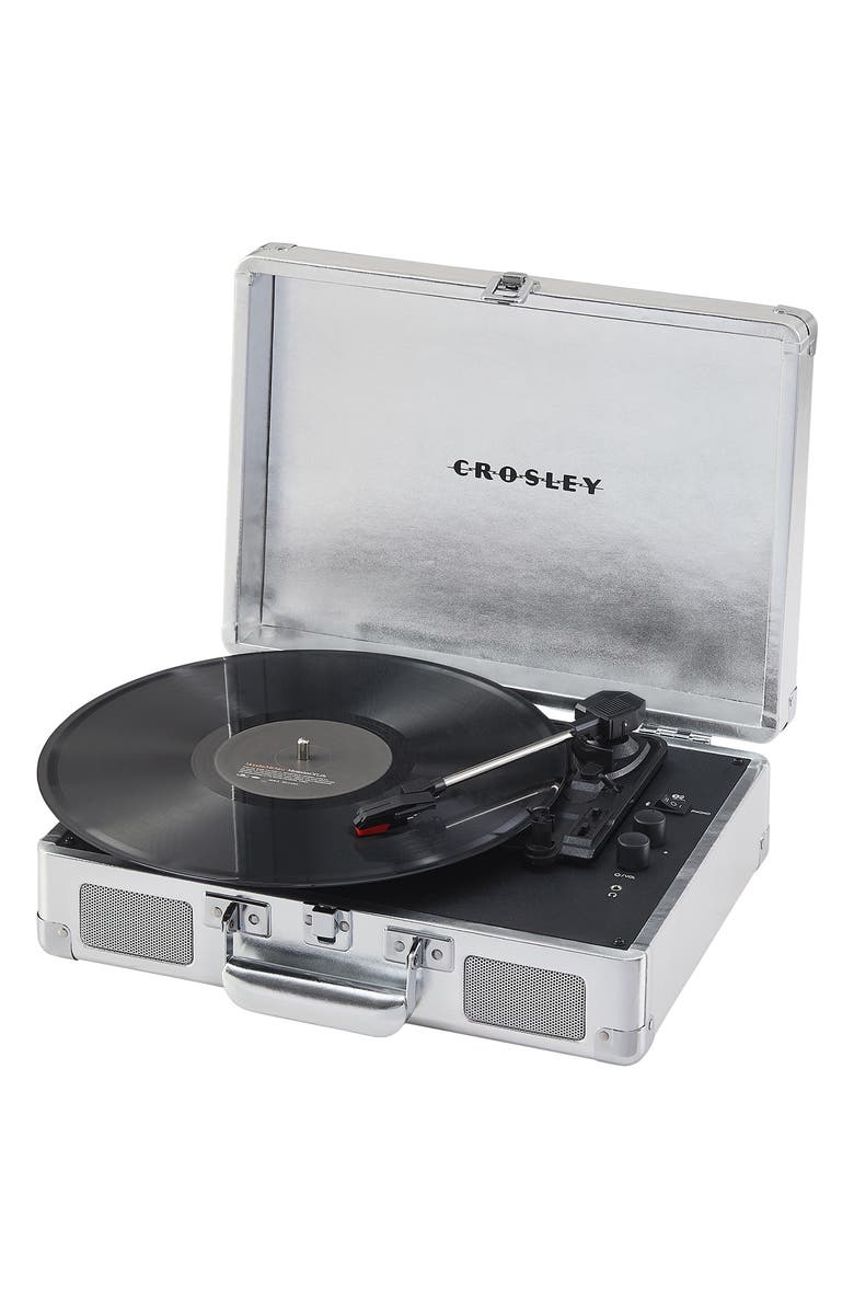 Crosley Radio Cruiser Plus Record Player, Alternate, color, Silver