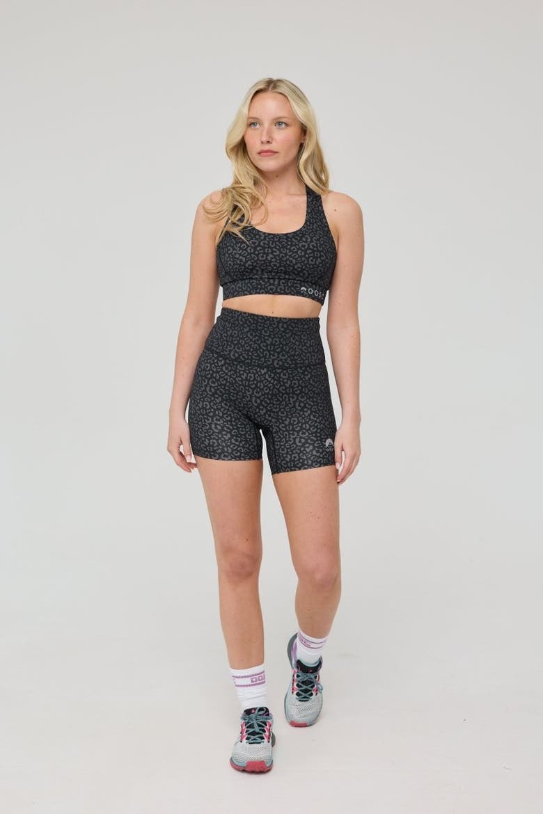 High Support Elite Crossback Sports Bra - Black Leopard, Alternate, color, Black Leopard