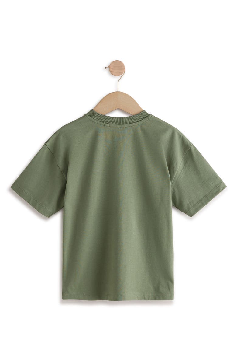 NEXT Kids' Skater Frog Cotton Graphic T-Shirt, Alternate, color, Green