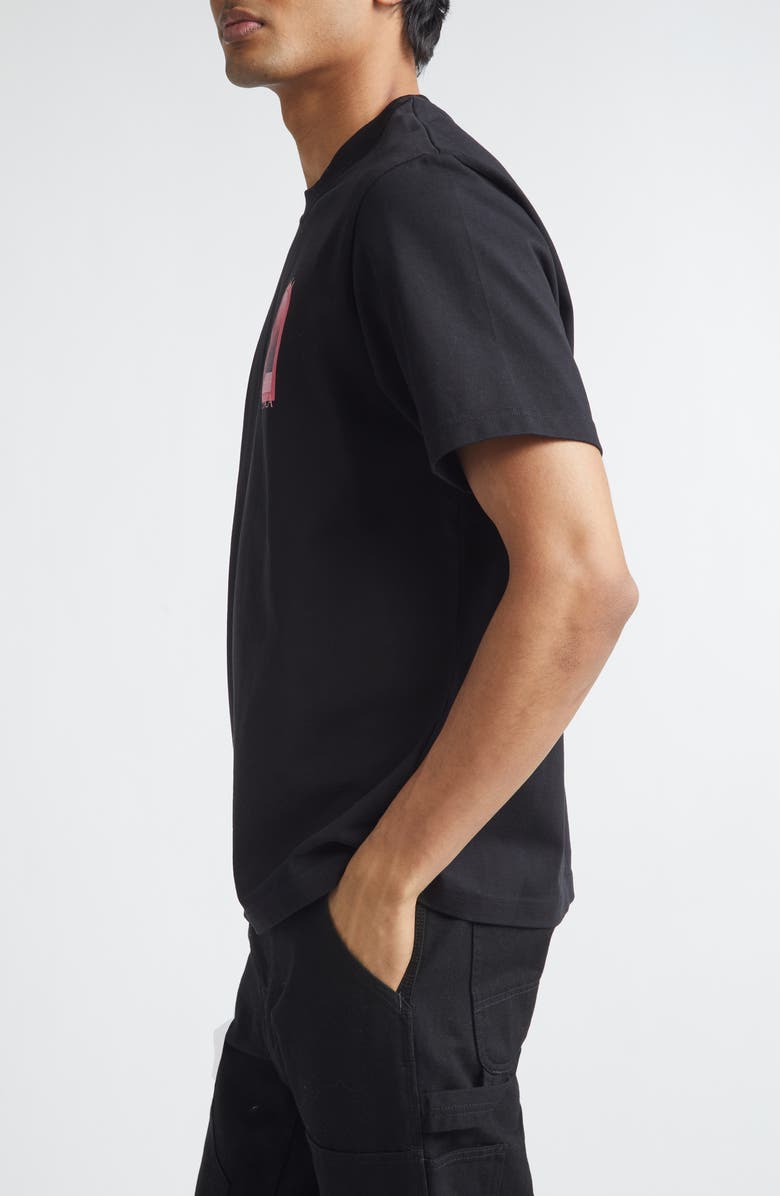 Casablanca Arches Classic Organic Cotton Graphic T-Shirt, Alternate, color, Black Jersey