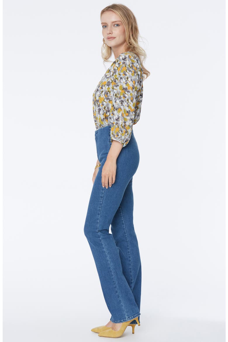 Marilyn Flat Front Slim Straight Leg Jeans, Alternate, color, TRANQUIL