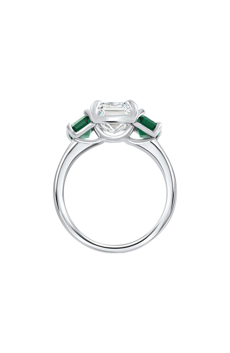 Bliss Diamond Certified 5Ct Green Emerald Diamond Ring 14k Gold or Platinum Lab Grown, Alternate, color, 