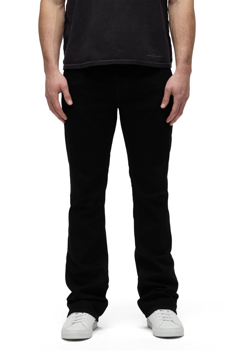 Walker Kick Flare Jeans, Main, color, RAVEN