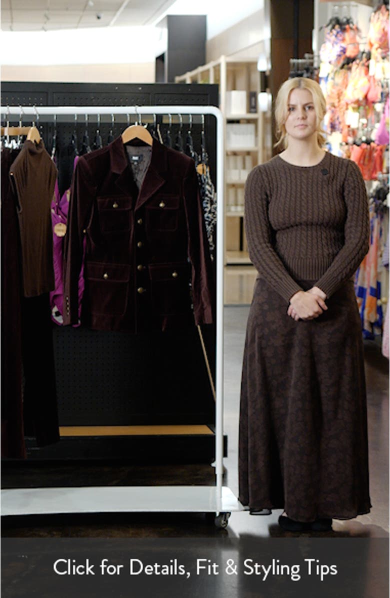 Reign Velveteen Blazer, sales video thumbnail