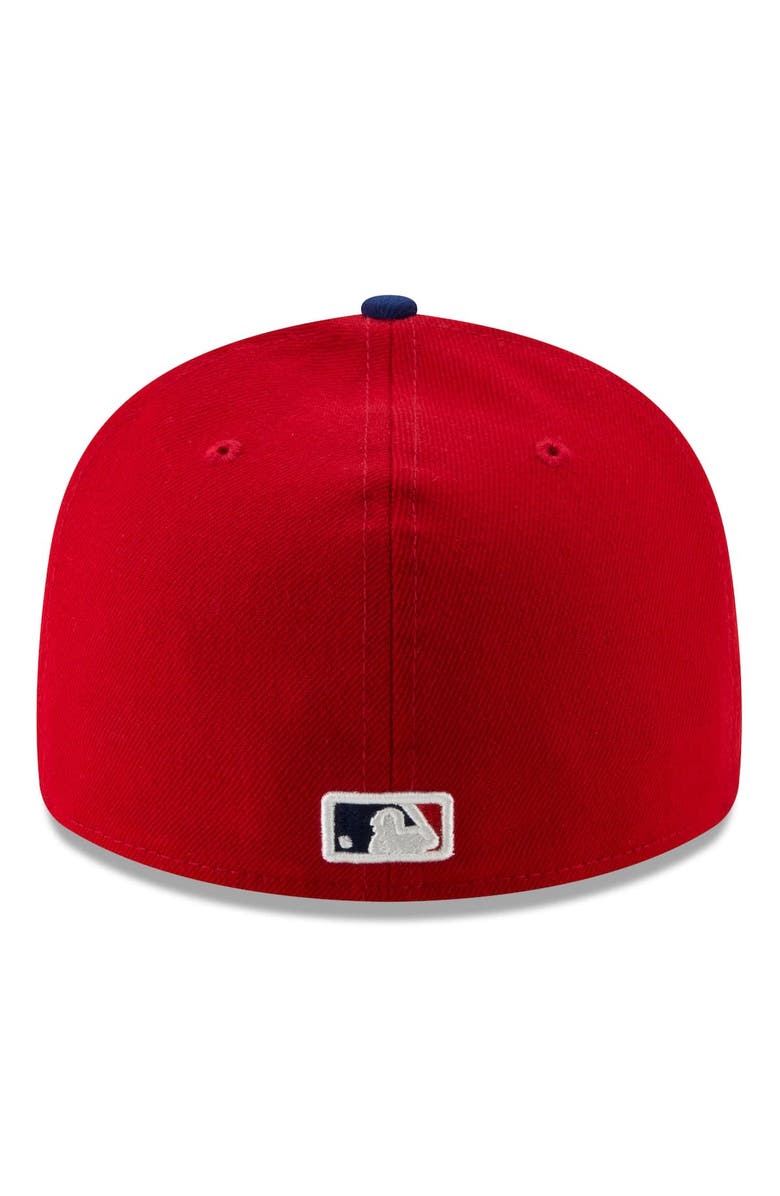New Era Men's New Era Red Philadelphia Phillies 2025 MLB Postseason Side Patch Low Profile 59FIFTY Fitted Hat, Alternate, color, Red