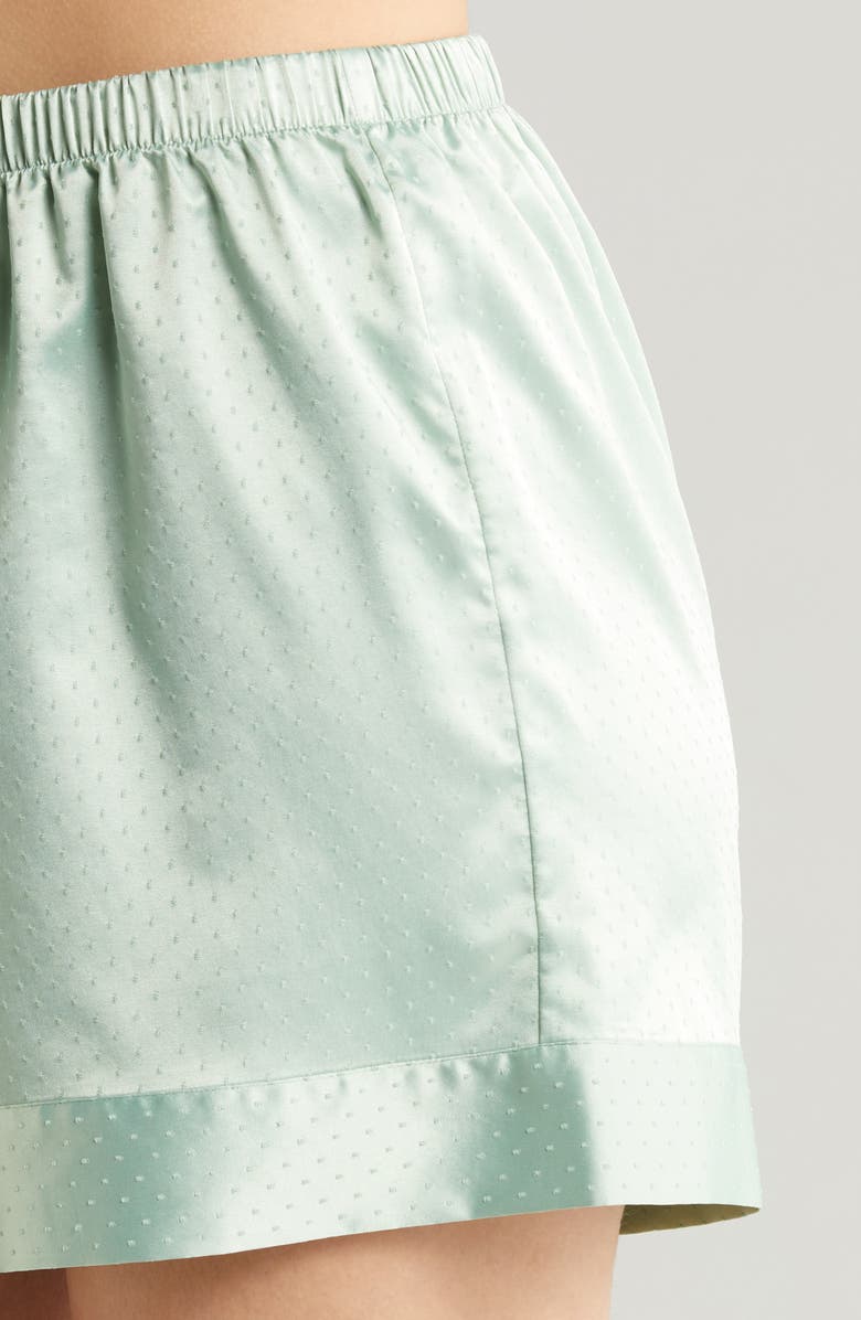 Nordstrom Dobby Satin Short Pajamas, Alternate, color,