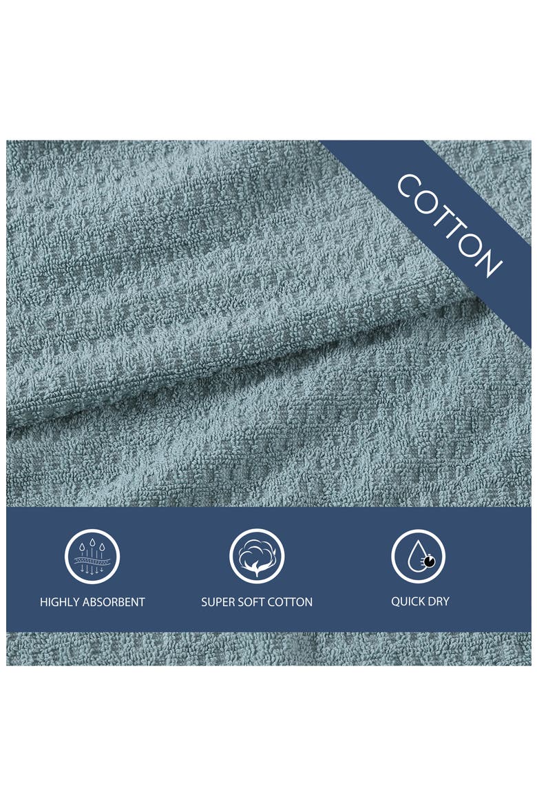 Northern Pacific Set of 2 Hand Towels, Alternate, color, LIGHT PASTEL BLUE