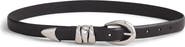 Madewell Triple Metal Keeper Leather Belt