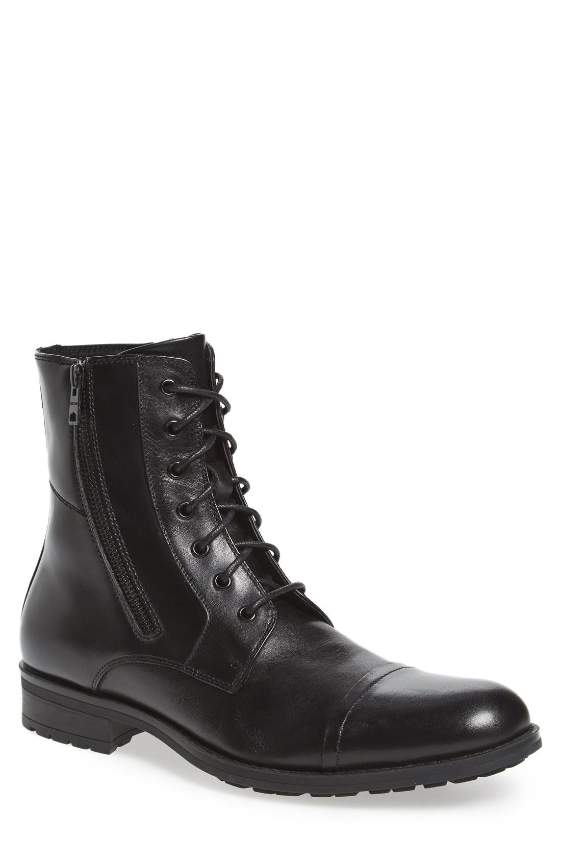 Reaction Kenneth Cole 'Single Mind' Cap Toe Boot, Main, color, 