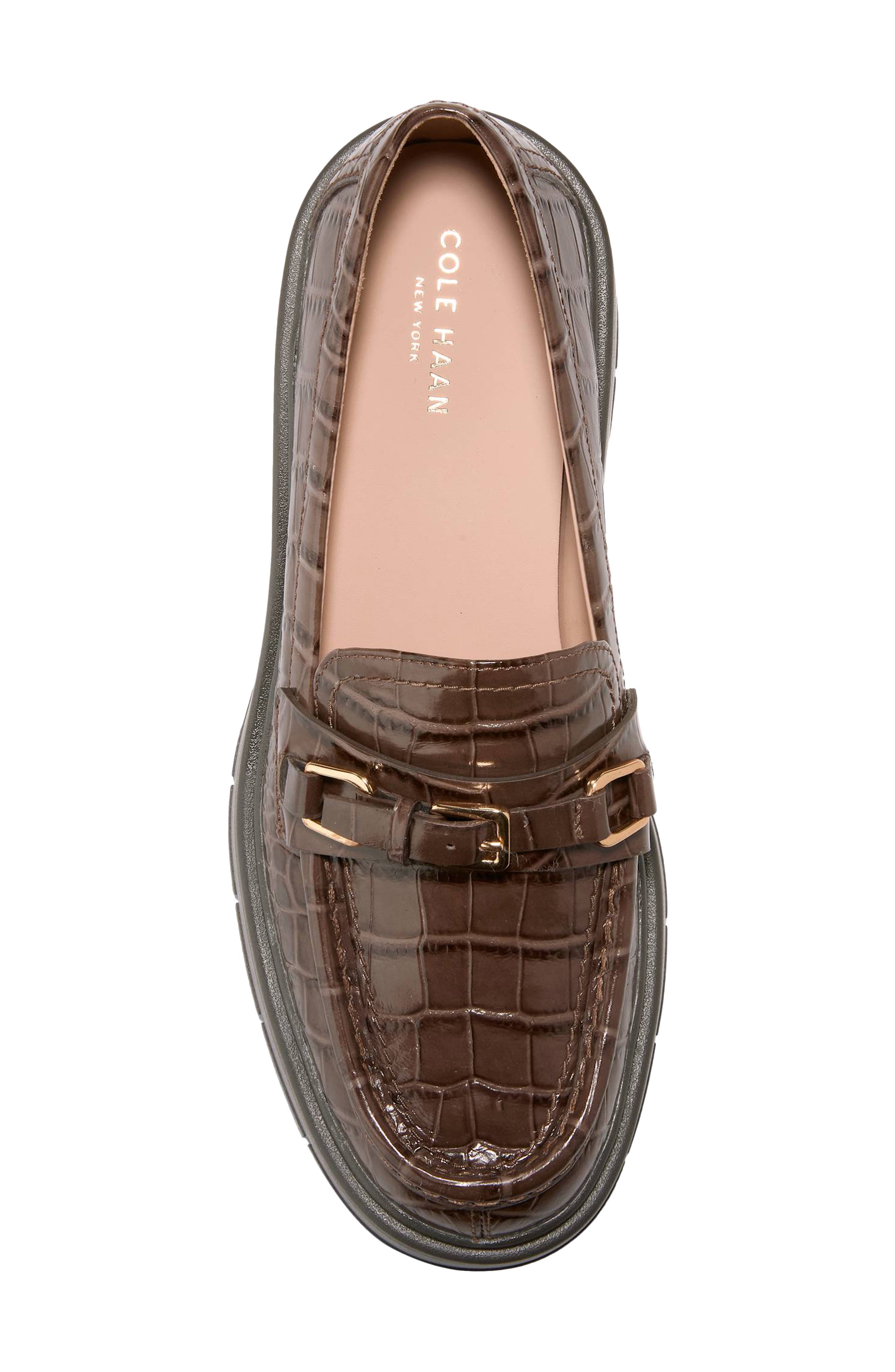 Grand Flex Fenella Loafer, Alternate, color, FONDUE FUDGE CROC PRINT
