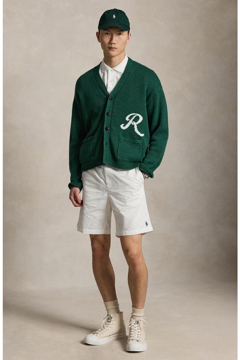 Prepster Cotton Twill Chino Shorts, Alternate, color, CERAMIC WHITE