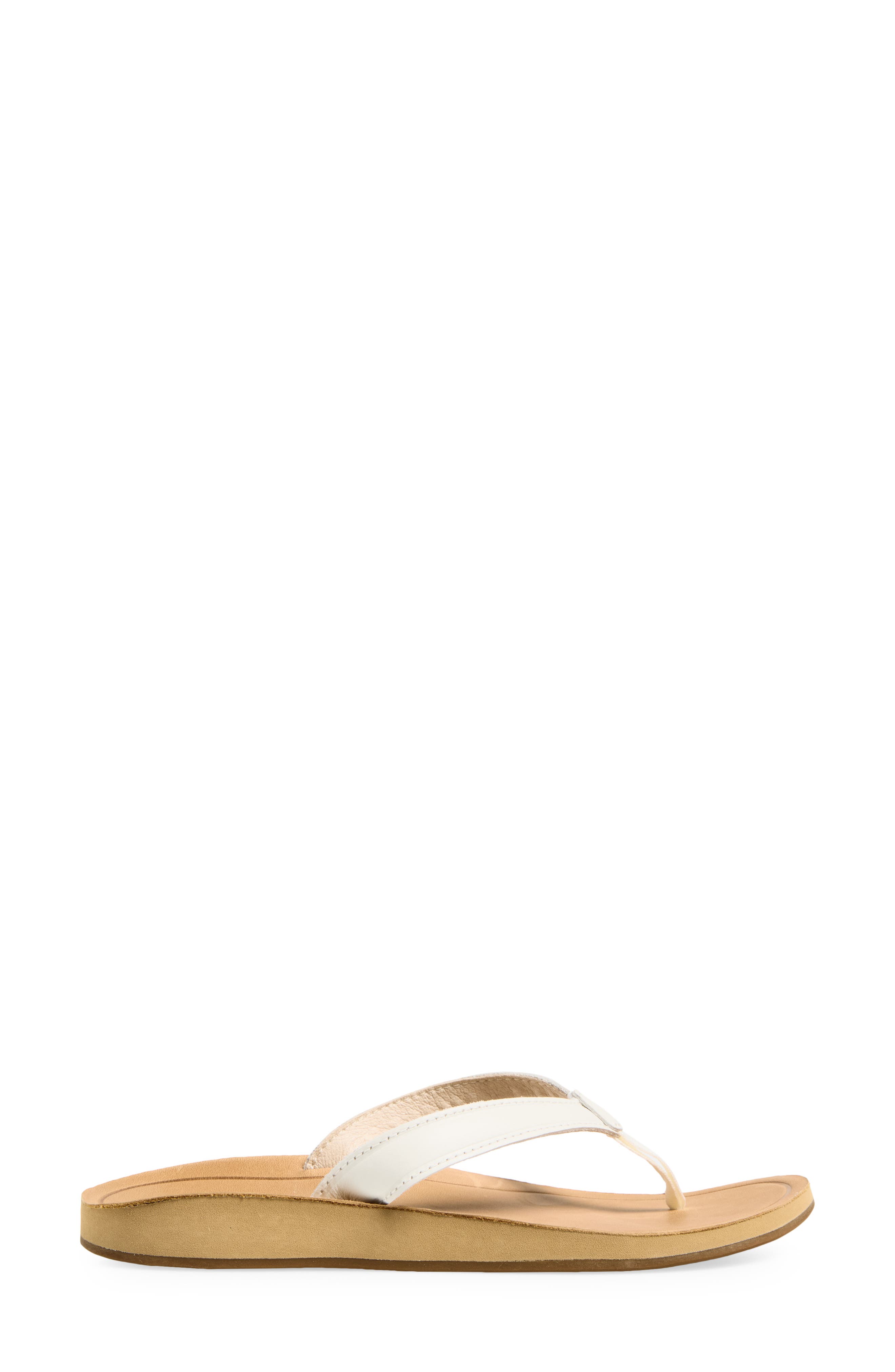 Southshore Flip Flop, Alternate, color, BRIGHT WHITE / WARM SAND