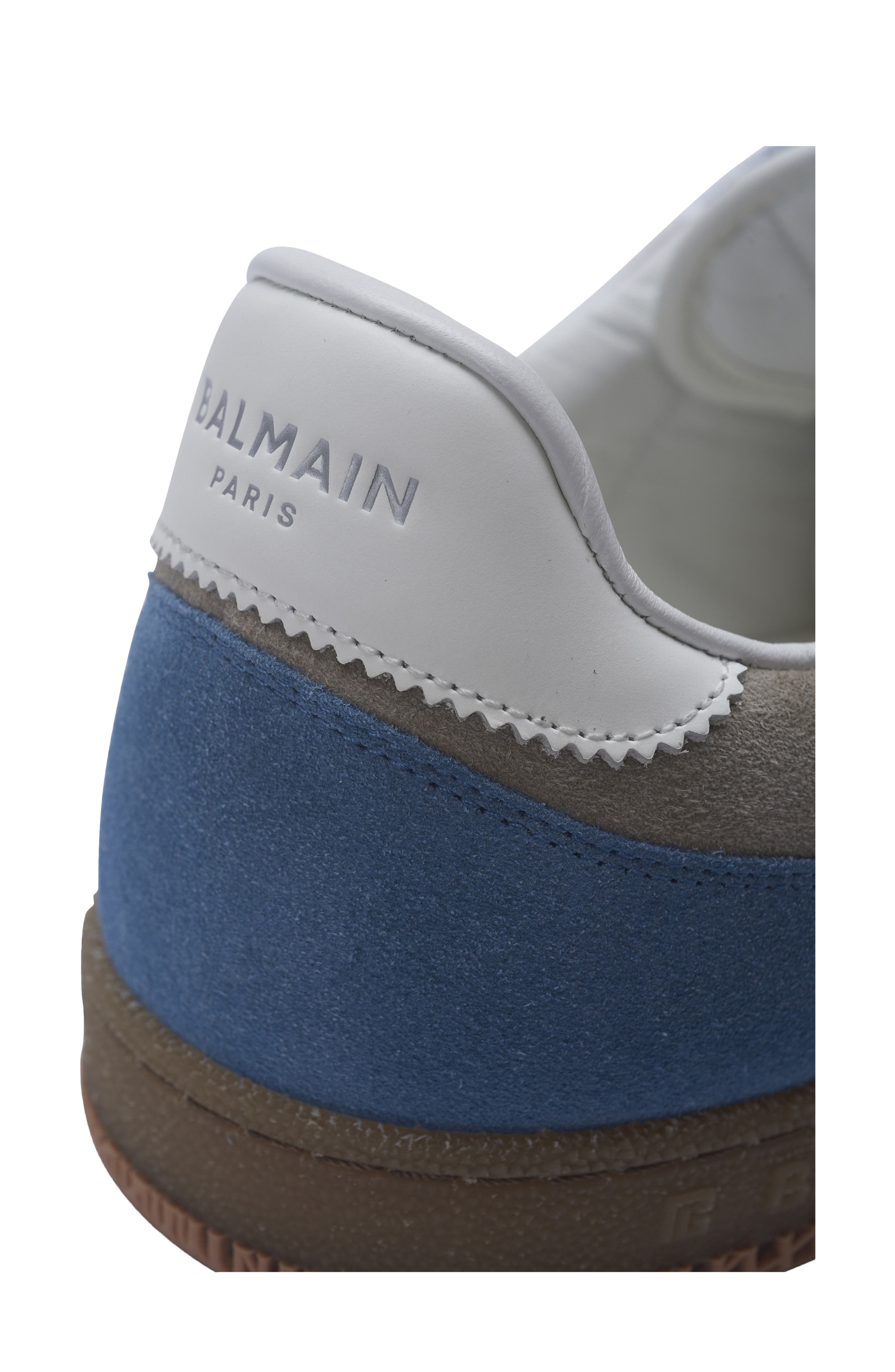 Balmain Swan Low Top Sneaker, Alternate, color, 