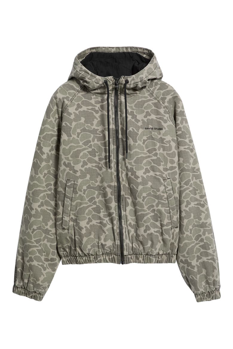 Loco Hooded Utility Jacket, Alternate, color, WOODLAND CAMO