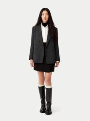 GOBI Mongolian Cashmere Double-Breasted Cashmere Blazer