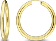 DELMAR 10K Gold Hoop Earrings, 30mm