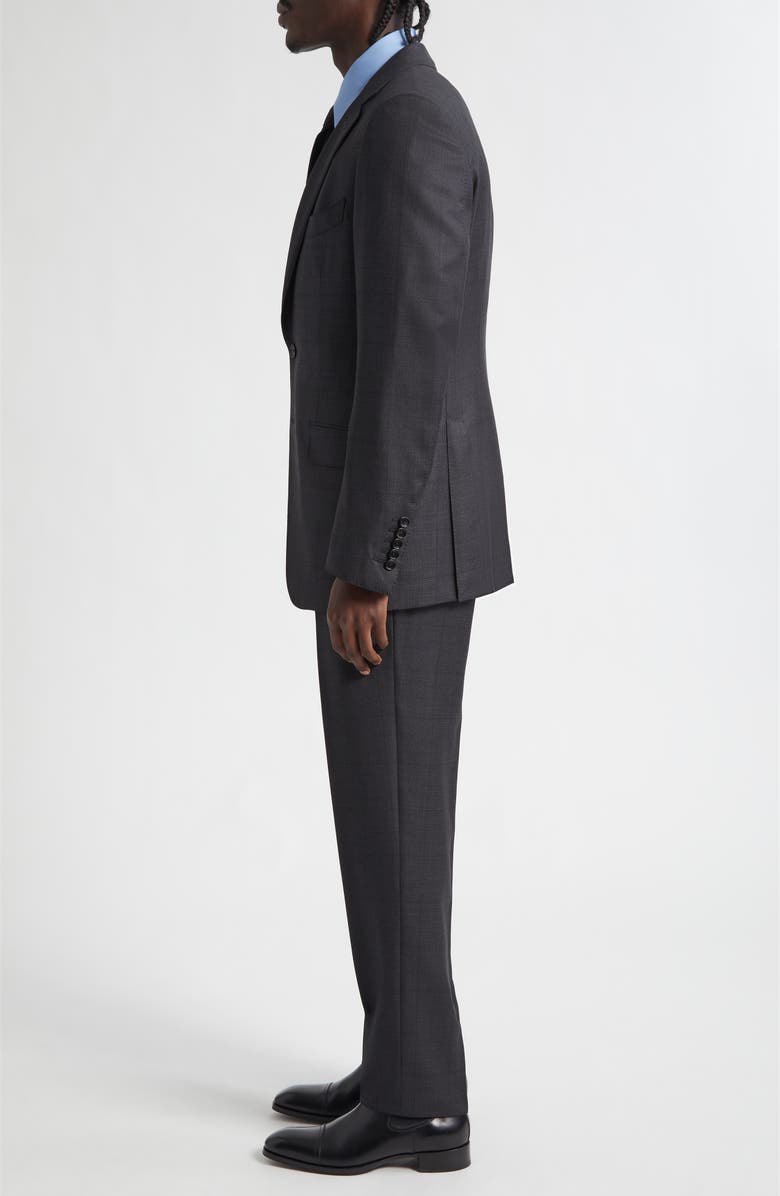 TOM FORD O'Connor Shadow Windowpane Check Wool Suit, Alternate, color, Anthracite