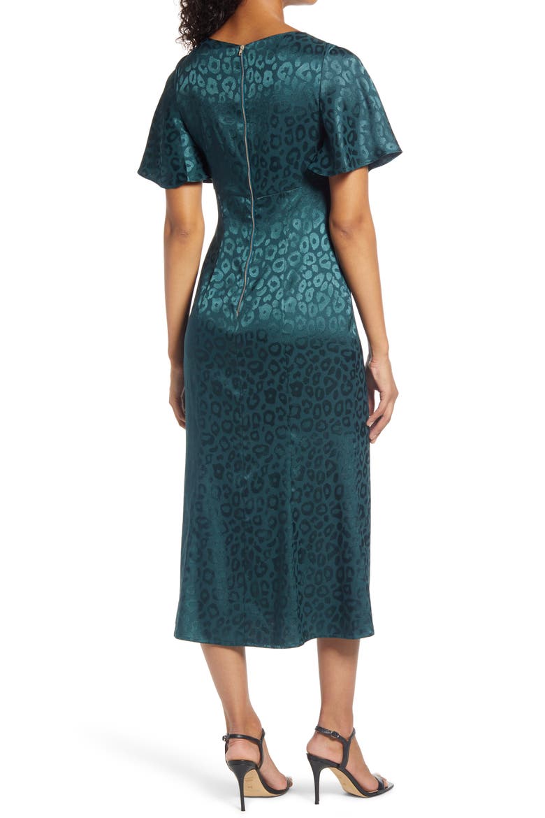 Dalisay A-Line Dress, Alternate, color, TEAL