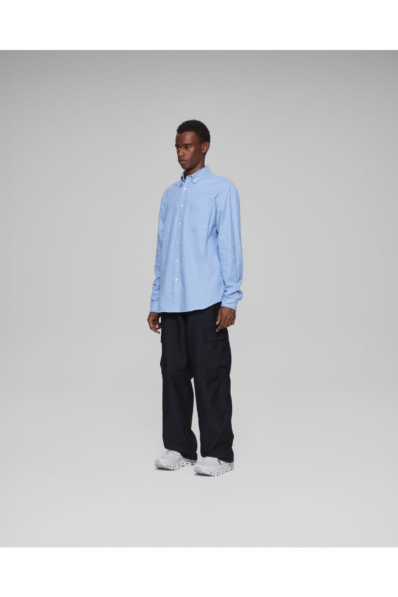 Cashmere Button Down Shirt, Alternate, color, Light Blue