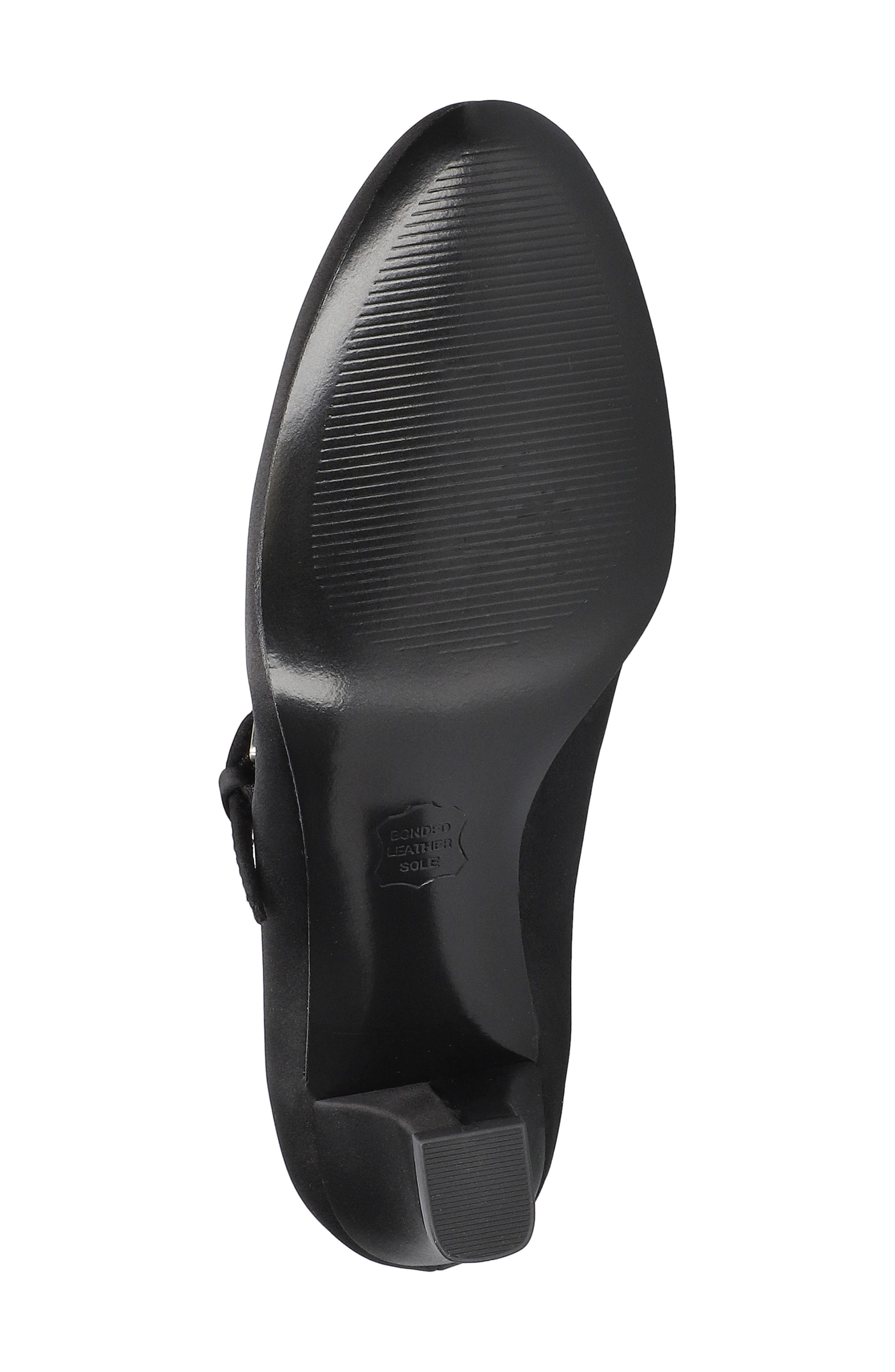 EASY STREET Meryl Mary Jane Pump, Alternate, color, Black Satin