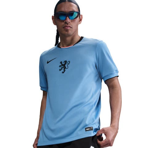 Men's Nike Blue Netherlands Women's National Team 2025/26 Away Replica Jersey