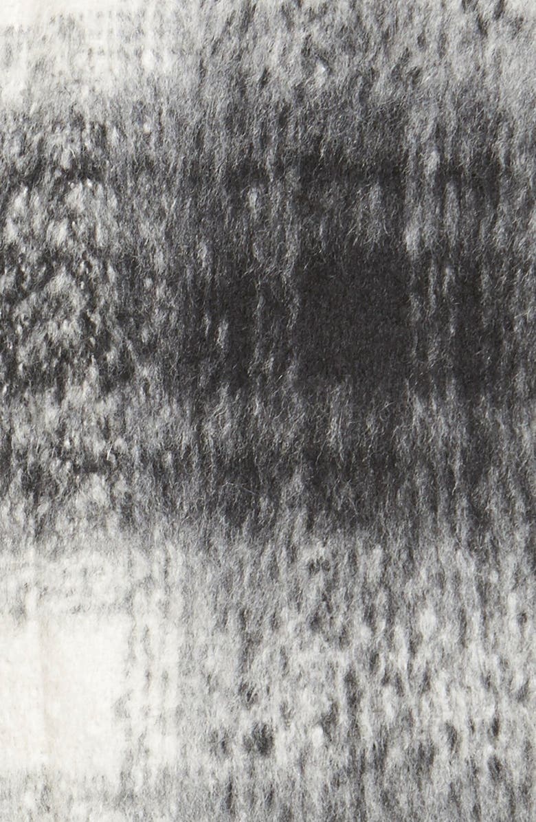 Laundry by Shelli Segal Laundry by Shelli Segal Faux Fur Collar Plaid  Coat, Alternate, color, 