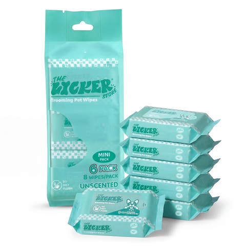 Hypoallergenic Mini Dog Body Wipes with Aloe, Chamomile & Shea Butter