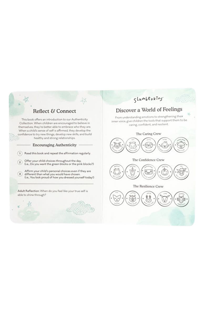 Slumberkins Unicorn Stuffed Animal & 'Unicorn' Board Book, Alternate, color, 