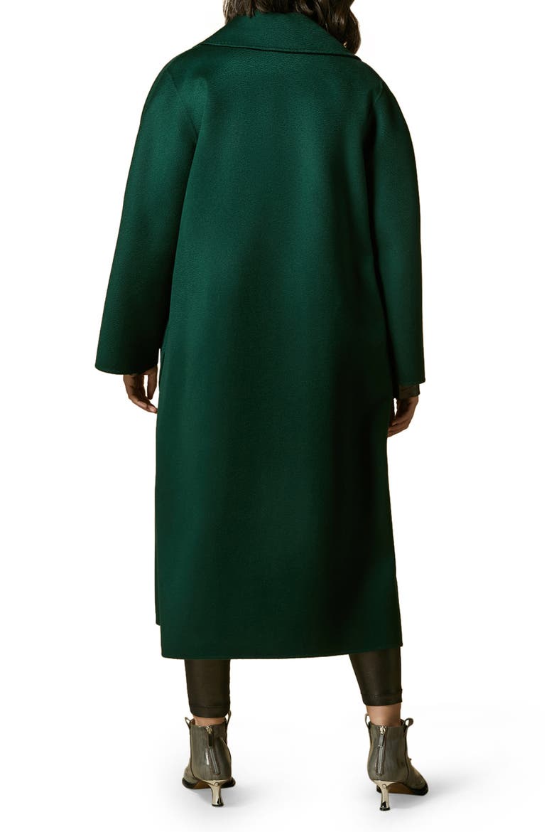 Tamburo Wool Coat, Alternate, color, BLUETTE