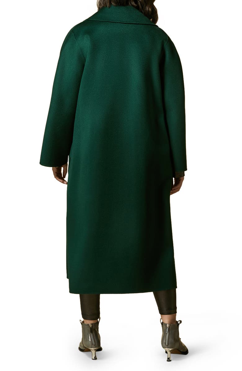 Marina Rinaldi Tamburo Wool Coat, Alternate, color,
