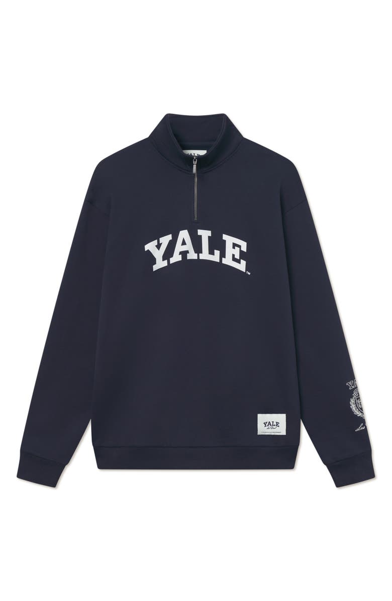 Les Deux Yale Logo Graphic Sweatshirt, Main, color, 