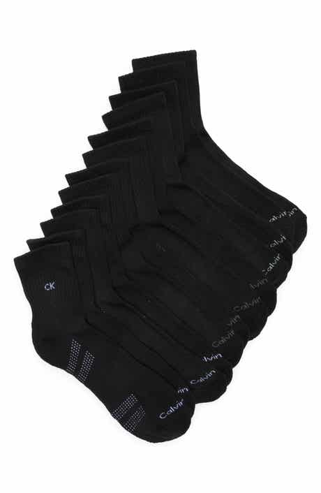 Calvin Klein 6-Pack Cushioned High Quarter Socks