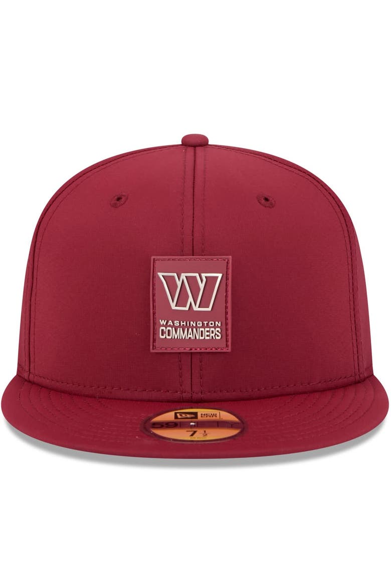 Men's New Era Burgundy Washington Commanders 2025 Sideline  59FIFTY Fitted Hat, Alternate, color, Burgundy