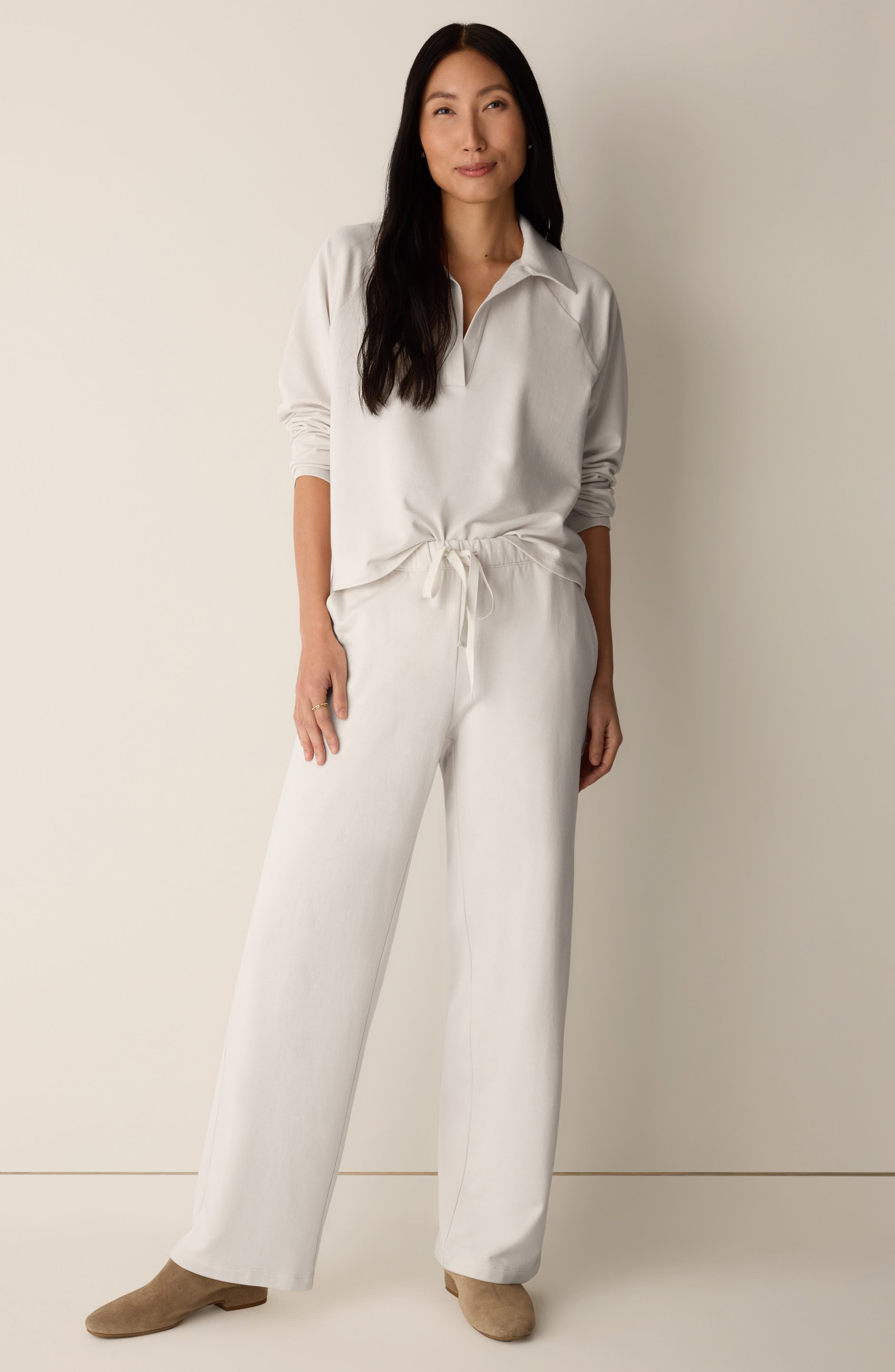 Eileen Fisher Straight Full Length Pants (Women) | Nordstrom