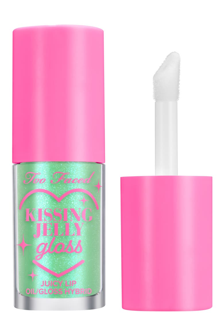 Kissing Jelly Juicy Lip Oil/Gloss Hybrid, Main, color, GREEN APPLE