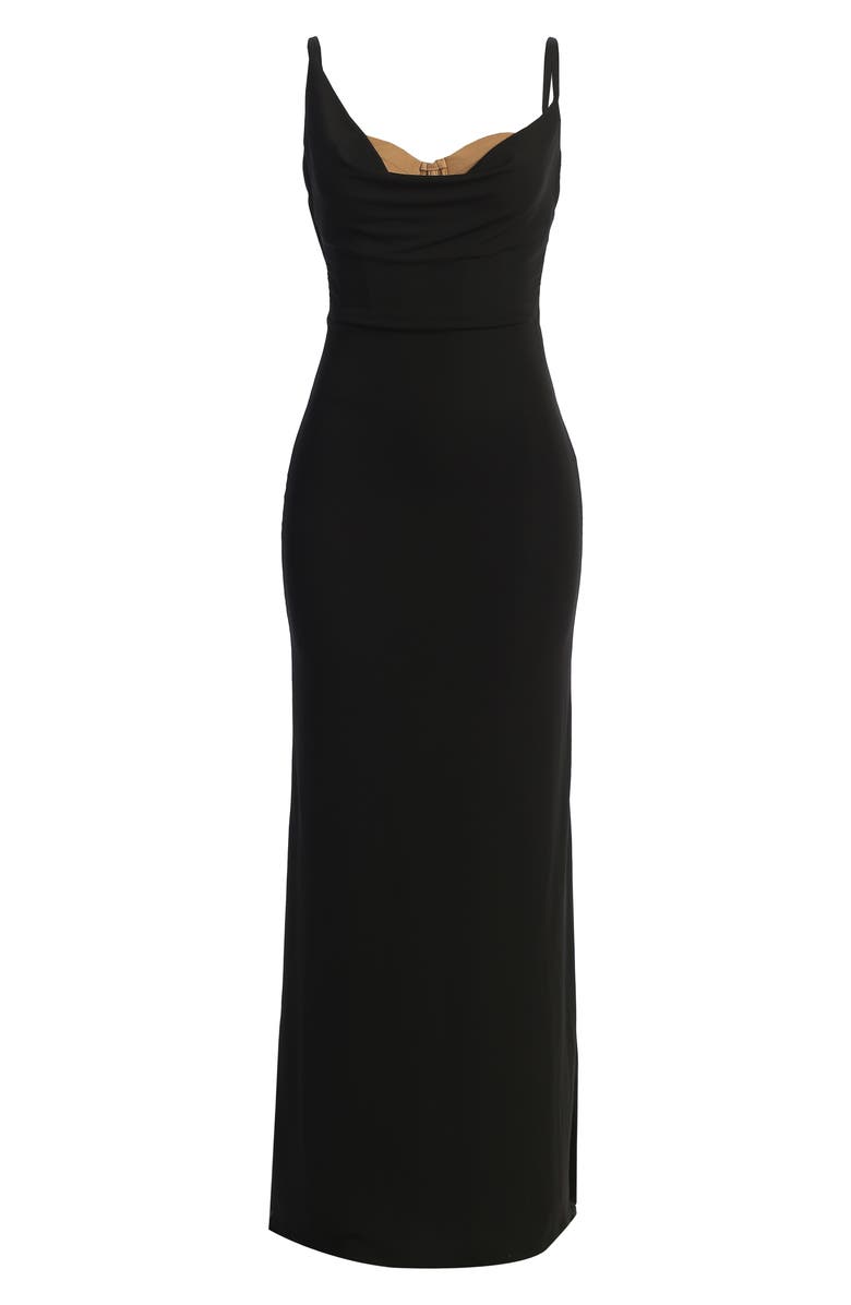 JLUXLABEL Until Forever Cowl Neck Dress, Alternate, color, 