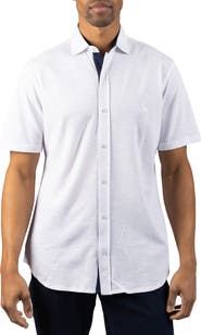 TailorByrd Slub Pique Button-Up Shirt