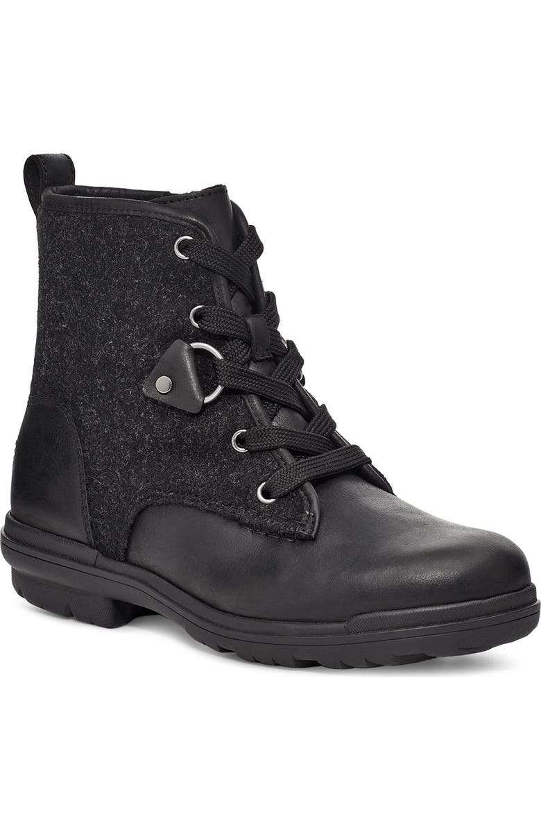 UGG<sup>®</sup> Hapsburg Waterproof Lace-Up Boot, Main, color,