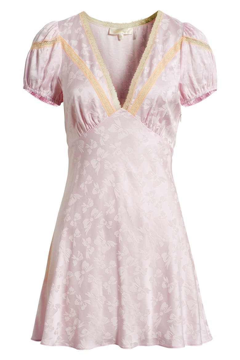 Sylara Silk Minidress, Alternate, color, ORCHID ICE