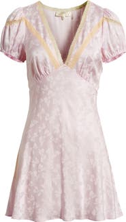LoveShackFancy Sylara Silk Minidress