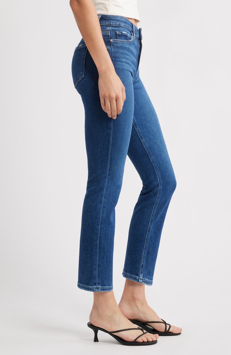 PAIGE Cindy High Waist Ankle Straight Leg Jeans, Alternate, color,
