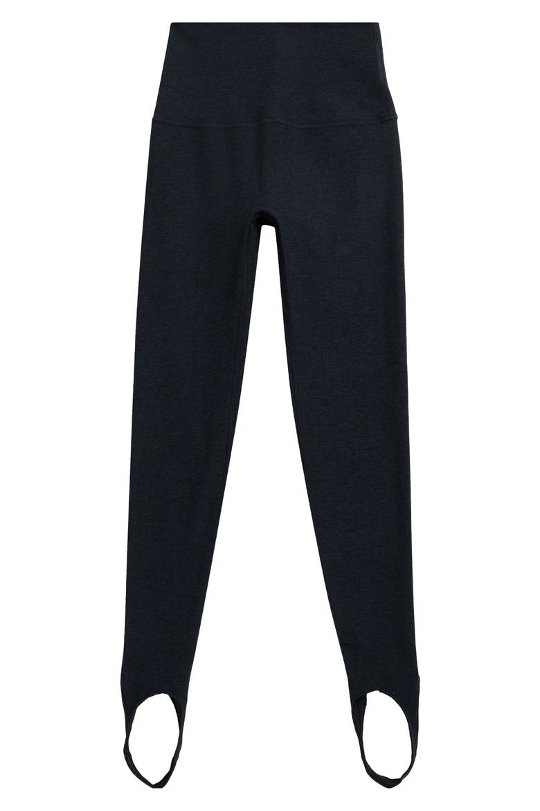 Spacedye High Waist Stirrup Leggings, Main, color, DARKEST NIGHT