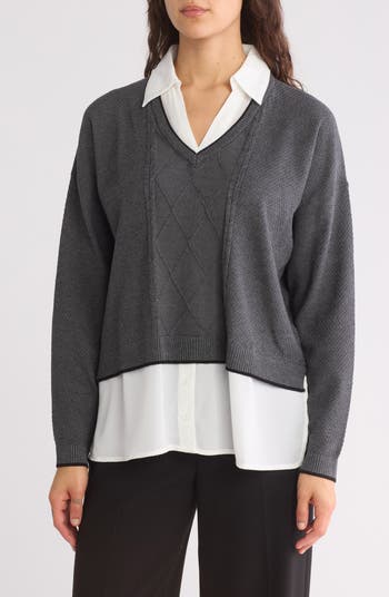 Cool Review About Adrianna Papell Twofer Sweaterfeed