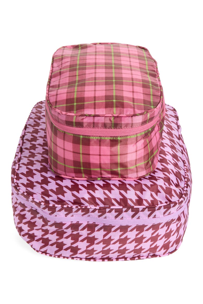 Set of 2 Packing Cubes, Alternate, color, CHECK MIX